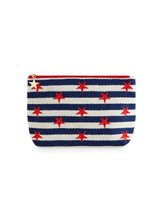 MORGAN STARS LARGE ZIP POUCH